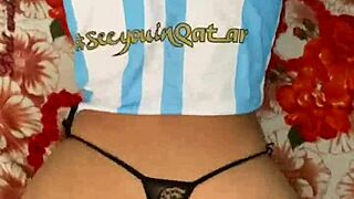 i'm fuckin a messi fan hard in the bedroom, she moans loud