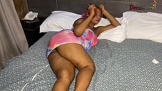 delivery guy forced to make her squirt and cum hard