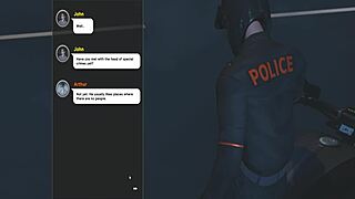 Let's play the wrath: shaved pussy gets creampie and anal