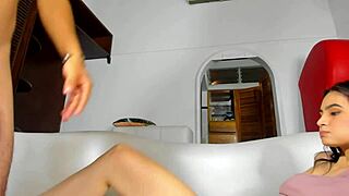 Rich Mommy Delivers Sloppy Blowjobs While Home Alone