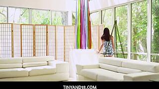 mina luxx sucks bf's thick cock after hide and seek game 😏