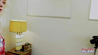 blonde cutie annie archer enjoys a relaxing toy session and oral fun