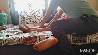 i bend ebony over for doggystyle anal creampie with monster cock