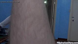 Asiansexdiary: FURRY ASIAN SNATCH FILLED WITH DICK AND CUM