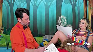 hey, sesame street's gone wild with freeuse cnc mom and her big tits in a crazy threesome