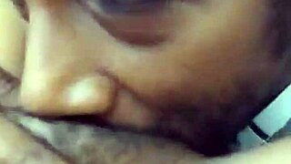 Milf wife sucks hairy black pussy close up – are you next for the cumshot?