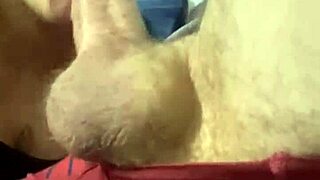 She's sucking on that monster cock like a pro, making the cuckold watch.