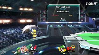 Green plumber takes on innocent twins in the game