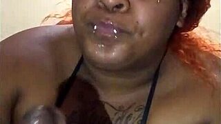 Deepthroat queen handles huge BBC! 🔥