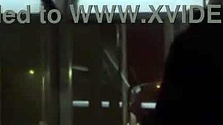 trans shemale olivia flashing on the street like an exhibitionist.