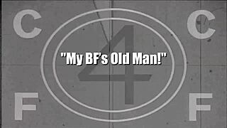 Emma Rosie satisfies her boyfriend's old man with her tight holes! 😏