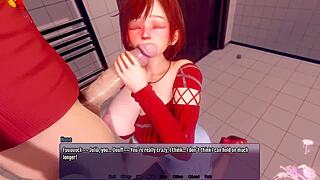 Feel The Passion As 3D Redhead Milf Strokes And Licks Your Cock