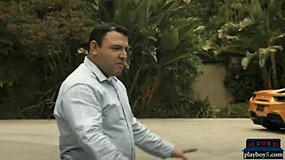 Milf Babes Tease In Bikinis Washing Car