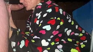 Pov Wife Sucks and Gets Pounded in Public Spot