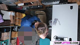 i got caught in shop and punished with blowjob