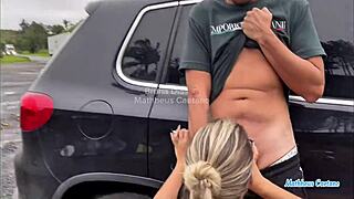 gave a ride to my wife's friend, she sucked my big cock, then we fucked roadside while my wife filmed every wild moment. it was raw, public, and uncensored brazilian heat by the road.