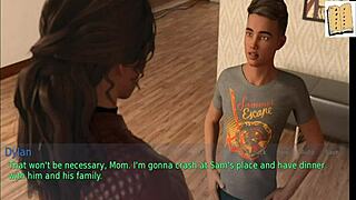 a wife and stepmother share intimate moments