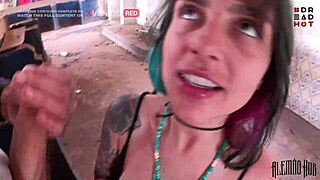 Blonde Babe With Dreadlocks Fucked In Abandoned Construction Site
