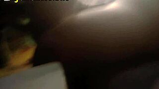 Curvy amateur enjoys midnight fuck with huge cock to music