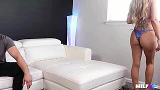 I fucked that hot bikini milf model hard