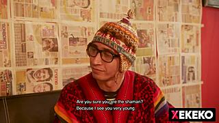 Peruvian brujo tricks Venezuelan beauty into wild massage sex