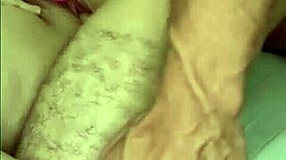 Casual encounter in the bathroom with curvy natural tits