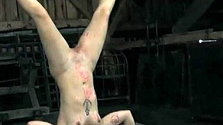 This shocking playgirl gets bound in tight bondage, submitted to hardcore fucking and oral in missionary position.