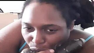 Sloppy Blowjob Ends with Cum in Mouth Creampie