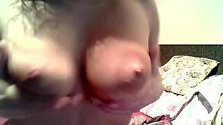 i play with my boobs and wet pussy