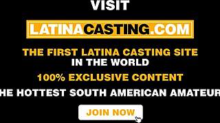 Are you seeing this skinny Latina teen used by a European producer at a fake casting?