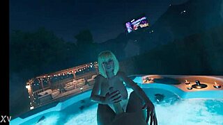 i watch brittney with big natural tits jerk off at the house party