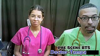 Dr Tampa's student interns giggle during behind-the-scenes spreading