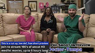 Dr Tampa's student interns giggle during behind-the-scenes spreading