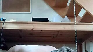 Will This Bound Milf Submit To Humiliation In Master's Office?