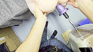 petite girlfriend gets tied up in reality scene