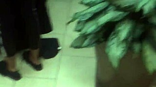Ebony Elegance Caught on Hidden Cam in Shop