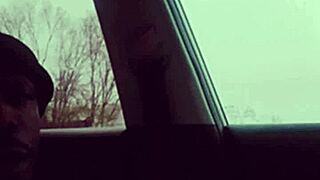 Dick Dance Outside In Vehicle