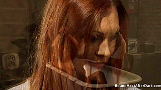 tied up lesbian punished by mistress in garage