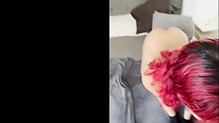 Cute Goth Latina's First BWC