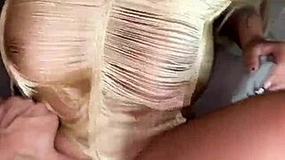 hot fucking with colombian big ass outdoor, swallowing cum and getting creampie