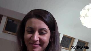 glamorous czech cutie teased at supermarket then banged hard in pov