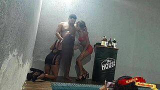 I went to a liberal party, bumped into my ex and his current girl, and we ended up hooking up.