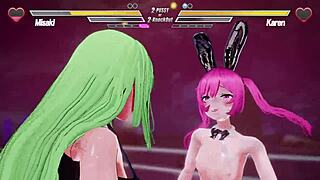 i'm in dis lesbian battle, fuckin and kissin, fingerin pussy till squirtin.