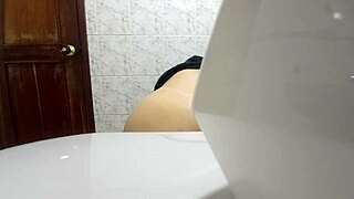 Bathroom Cam Captures Nurse Peeing
