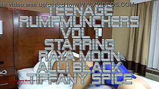 Teen ass licking interracial rimjob