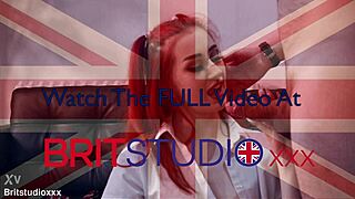 skinny british redhead fucked and swallows cum