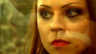 submissive lesbian slaves bound tight and teased by mistress