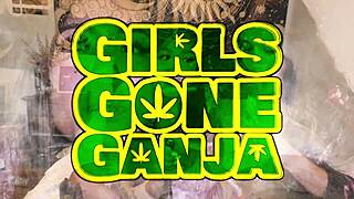 Behind-the-scenes with brunette Misty Addams sharing smoky tales and natural curves.