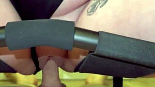 Riding Dick Hard with My Kinky Sex Chair in Bedroom