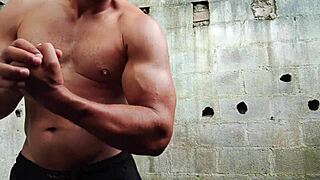 feeling the huge hairy cock of brazilian muscle man yuri gaucho cumload